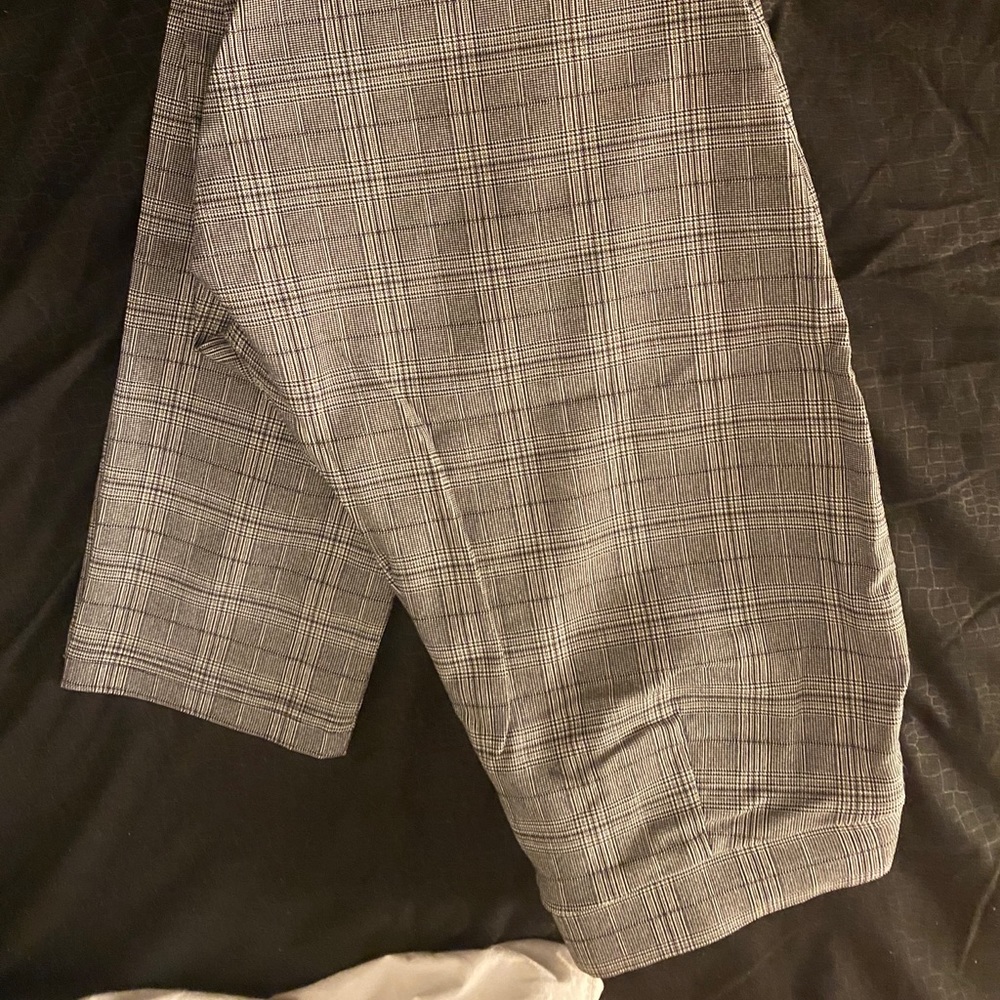 Plaid Capri pants